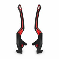 Pièces de moto, ensemble de leviers de frein en aluminium CNC pour scooter PCX160, double couleur anodisée, réglables, ensemble de leviers de frein directement de l'usine