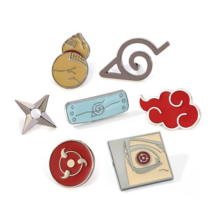 Insigne en alliage cool <span class=keywords><strong>japonais</strong></span> Ninja Classic Anime <span class=keywords><strong>Logo</strong></span> Pins pour sac à dos - Product Image 1