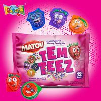 Caramelos Masticables Pequeños de 15g al por Mayor, Sabor a Frutas, Tipo Mini Skittles, de Fabricante Chino, Suministro a Granel, Caramelos Masticables Pequeños Halal