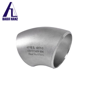 <span class=keywords><strong>Gr2</strong></span> 3 "90 độ 180 ° Titan ống xả khuỷu tay - Product Image 2