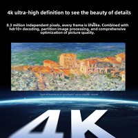 Projecteur laser 4K FORMOVIE X5 Pro, 2500 lumens ANSI, Android, projecteur intelligent portable pour cinéma maison