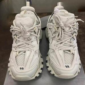 Chaussures de sport décontractées en cuir véritable de luxe pour hommes et femmes, collection été/hiver 2026, avec lacets de haute qualité - Product Image 2