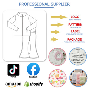 <span class=keywords><strong>Abbigliamento</strong></span> <span class=keywords><strong>Boutique</strong></span> WEIWEI per Ragazze, <span class=keywords><strong>Abbigliamento</strong></span> Personalizzato per Fitness e Yoga, Vestiti Estivi per Bambine - Product Image 2