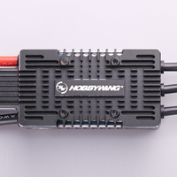 Hobbywing Platinum HV 150A V5 ESC de taille réduite avec télémetrie VBar intégrée, BEC haute puissance intégré, pour drone RC, avion, métal