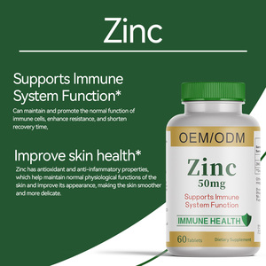 OEM Çinko Selenyum Tabletleri <span class=keywords><strong>50mg</strong></span> Gıda Takviyeleri Antioksidan <span class=keywords><strong>C</strong></span> Vitamini Çinko Selenyum Tabletleri - Product Image 5