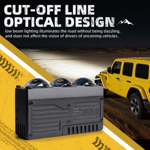 Feux antibrouillard/de conduite LED Sanvi S300 de haute qualité 92W, 2 feux, feux de calandre pour toutes les voitures - Product Image 5