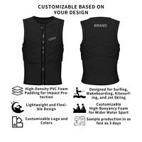 Rompi Wakeboard Khusus Neoprena, Jaket Pelampung Anti Benturan, Rompi Ringan untuk Surfing, PWC, Jet Boat, Ski, Berlayar, Olahraga Air Dewasa