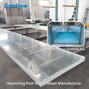 Fournisseur de plaques PMMA <span class=keywords><strong>extra</strong></span>-épaisses de 100 mm, 200 mm, 300 mm, panneaux acryliques pour piscine - Product Image 1