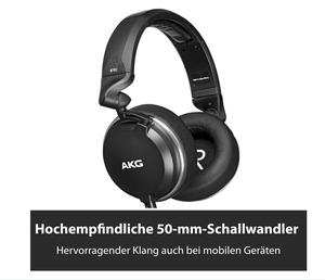 หูฟังมอนิเตอร์แบบปิด <span class=keywords><strong>AKG</strong></span> <span class=keywords><strong>Pro</strong></span> Audio K182 ระดับมืออาชีพ ดีไซน์ครอบหู พร้อมแผ่นรองหูฟังแบบถอดเปลี่ยนได้ ความไวสูง ขนาด 50 มม. - Product Image 5