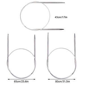 43/65/80/ Crochet kim thép không gỉ thông tư đan kim cho đan dệt thủ công - Product Image 4