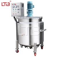 Machine de fabrication de détergent liquide, shampoing, soins capillaires et lotion de lavage, avec cuve de mélange à chauffage électrique à dispersion rapide et petite capacité