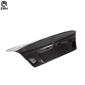Coffre arrière en fibre de carbone style CSL pour <span class=keywords><strong>BMW</strong></span> E46 M3 Coupé Série 3 325i 330i Berline 1998-2004, ajustement parfait, couvercle de coffre arrière - Product Image 2