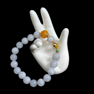 Bracelet en jadéite birmane de qualité supérieure, de grade A, avec perles, <span class=keywords><strong>bijoux</strong></span> en jadéite pour femmes (certificat inclus) - Product Image 3