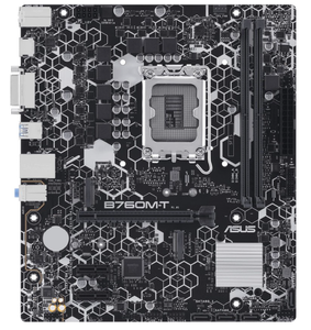 สำหรับอัสซุส B760M-T เมนบอร์ดสำหรับเล่นเกมคอมพิวเตอร์รุ่นที่12/13th ชิปเซต Intel Core B760 LGA 1700 Micro-ATX Double SATA HARD - Product Image 1
