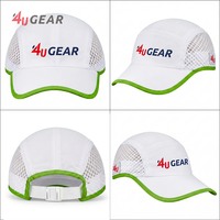 Topi Camping Performa 4ugear Custom Quick Dry, Topi Outdoor Anti Lembab, Topi Memancing Ringan untuk Musim Panas Pria