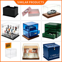 Caja de Almacenamiento de Acrílico Personalizada con Cajón Deslizable para Maquillaje, Archivos y Oficina, Tamaño y Color Personalizables
