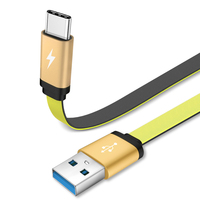 Cable de Datos USB de Carga Rápida 3A 20W 3.0 con Conector Tipo-C, Conductor de Cobre Puro, Revestimiento de TPE, Transferencia de Datos PD