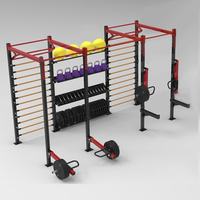 Rack de musculation autoportant personnalisé avec barre de traction et rack à squats, en métal, charge maximale de 2000 kg, usage commercial, équipement de fitness