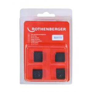 ROTHENBERGER - 070869X Mandíbulas de rosca BSPT R (4 Uds.) -EAN 4004625708699 ROSCADO Y RANURADO - Product Image 1