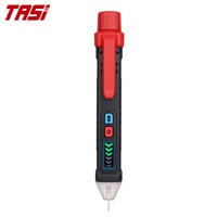 TASI TA881A Lápiz Medidor de Voltaje CA sin Contacto de Alta Precisión con Pantalla Analógica, Sensibilidad Ajustable, Indicación por Luz/Sonido/Barra Analógica