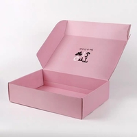 Caja de Cartón Corrugado Kraft Ecológica Personalizada con Relieve, Caja de Embalaje Plegable Premium con Logotipo Impreso para Envío y Regalos