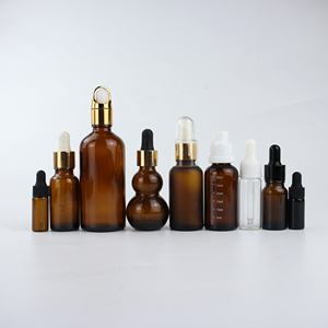 Beauty Fancy Empty Essential Oil Bottle <b>Glass</b> <b>Amber</b> Bottle With Dropper Bottles for Skin Care - Product Image 2