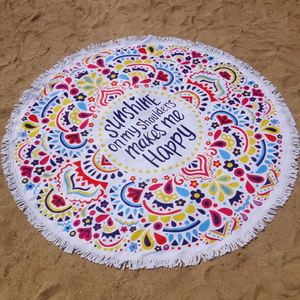 <b>Cheap</b> Quick-Dry Round Microfiber Beach Towel Customized - Product Image 3