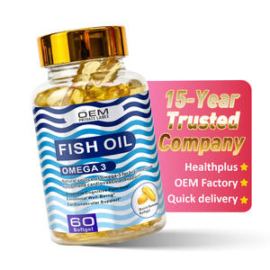 Integratori di Olio di Pesce <span class=keywords><strong>Omega</strong></span> 3 con Marchio Privato, con EPA e DHA per Supporto di Cuore, Cervello, Articolazioni, Immunità e Salute della Pelle - Product Image 1