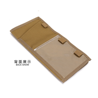 Pochette tactique MOLLE pour pare-soleil de voiture, panneau de pare-soleil de véhicule, camion, support de rangement pour CD, sac EDC