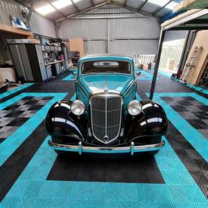 Dalles de sol de garage en PP colorées emboîtables, revêtement de sol modulaire <span class=keywords><strong>rigide</strong></span> en <span class=keywords><strong>plastique</strong></span> pour ateliers de detailing automobile, service de découpe sur mesure - Product Image 5