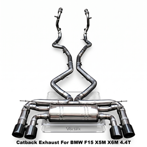 Sistema de Escape Electrónico con Válvulas Vortex Performance para BMW X5M X6M F85 F86 4.4T S63 V8 Sound - Product Image 1