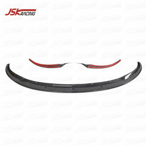 Lèvre avant en fibre de carbone de style <span class=keywords><strong>Jsk</strong></span> pour Tesla Model <span class=keywords><strong>3</strong></span> 2023-2024 Lèvre de pare-chocs de voiture de haute qualité modifiée améliorée - Product Image 2