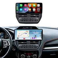 Kit de Tablero de Instrumentos de 12.3 Pulgadas con Pantalla Táctil Completa para SUBARU Forester 2017-2021, Radio Android para Auto, Bisel de Montaje, Asistencia de Reversa