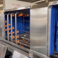 Machine de lavage automatique de paniers et caisses ZHIYUNDA à commande PLC, pulvérisation haute pression, acier inoxydable 304, haute efficacité