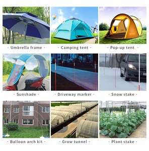 Fiberglass Pultruded Tent Pole Solid Frp <b>Rods</b> - Product Image 6
