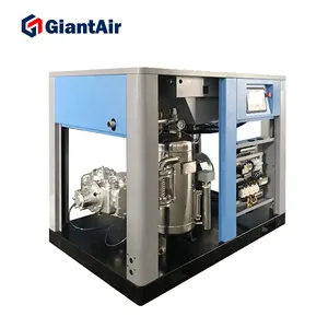 Giant Air 75kW 100 PS 100% öl freier wasser geschmierter Schrauben luft kompressor 7bar 8bar 10bar Compressor Professional