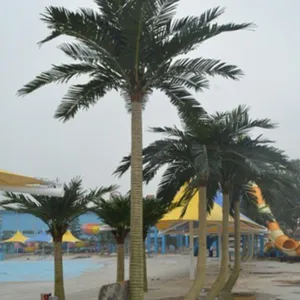 Bon prix palmier artificiel d'extérieur 3m cocotier plante artificielle d'extérieur à feuilles persistantes 3m palmiers