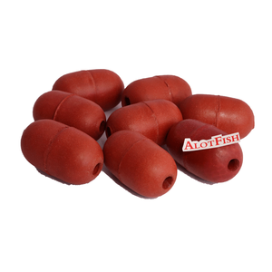 하이 퀄리티 Y3 낚시 그물 플로트 35*60*9mm 빨간색 10g 무게 35g 부력 사용자 정의 PVC 낚시 플로트 - Product Image 2