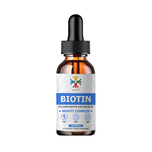 Beauty Supplement Biotin <b>Liquid</b> Drops with <b>Vitamin</b> B and Fish Collagen for Skin Whitening Improve Skin Hydration Drops - Product Image 5