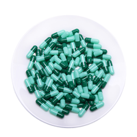 Capsules végétales vides de haute qualité, certifiées casher et halal, conformes aux normes GMP, en poudre saine HPMC, avec emballage personnalisé et impression sur carton.