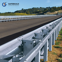 Barrière de sécurité routière en acier Q235 galvanisé à chaud, type W, résistante aux impacts, kit EN1317 AASHTO M180, qualité industrielle, pour bord de route