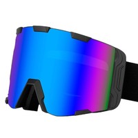 Lunettes de ski polarisées anti-buée à double couche, coupe-vent, unisexes, protection UV, équipement de sécurité pour sports de plein air