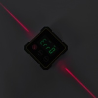 Inclinomètre numérique rechargeable avec affichage, portée 4*90, précision 0.2, double laser, magnétique quatre faces, bouton rouge