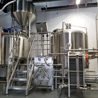 Fermenteur de brassage sous pression à 2 cuves de 1200 L personnalisé, solution clé en main pour brasserie, équipement de brassage de bière, en promotion