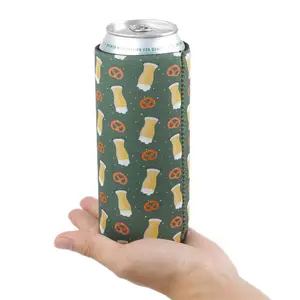 550ml sublimation neoprene beer bottle can cover slim holder wholesale