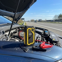 Démarreur de voiture et camion portable 16V, chargeur de batterie, compresseur d'air, pompe, gonfleur de pneus numérique LCD, station d'alimentation d'urgence 5000A