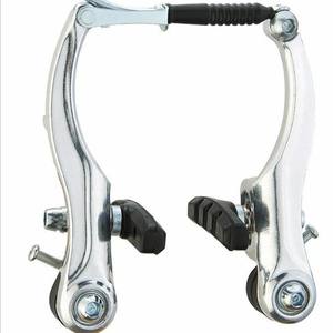 Frein V pour VTT, étrier en alliage d'aluminium, corps en aluminium forgé, accessoires de frein de vélo réglables, argent noir VBR-110 - Product Image 2