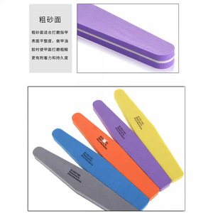 Tiras de esponja para limar uñas, grano 100/180, reutilizables para pulir manicuras - Product Image 2