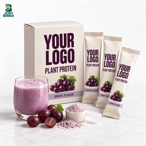 Poudre de protéines en cartons présentoirs avec sachets, développement de saveurs personnalisées et production sous marque privée - Product Image 1