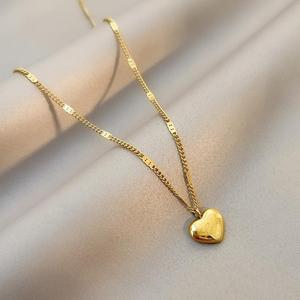 Nuevos Collares de Acero Inoxidable 316L Color Dorado con Forma de Corazón para Mujer, Gargantillas, Tendencia 2023, Joyería de Moda para Regalo de Fiesta - Product Image 5